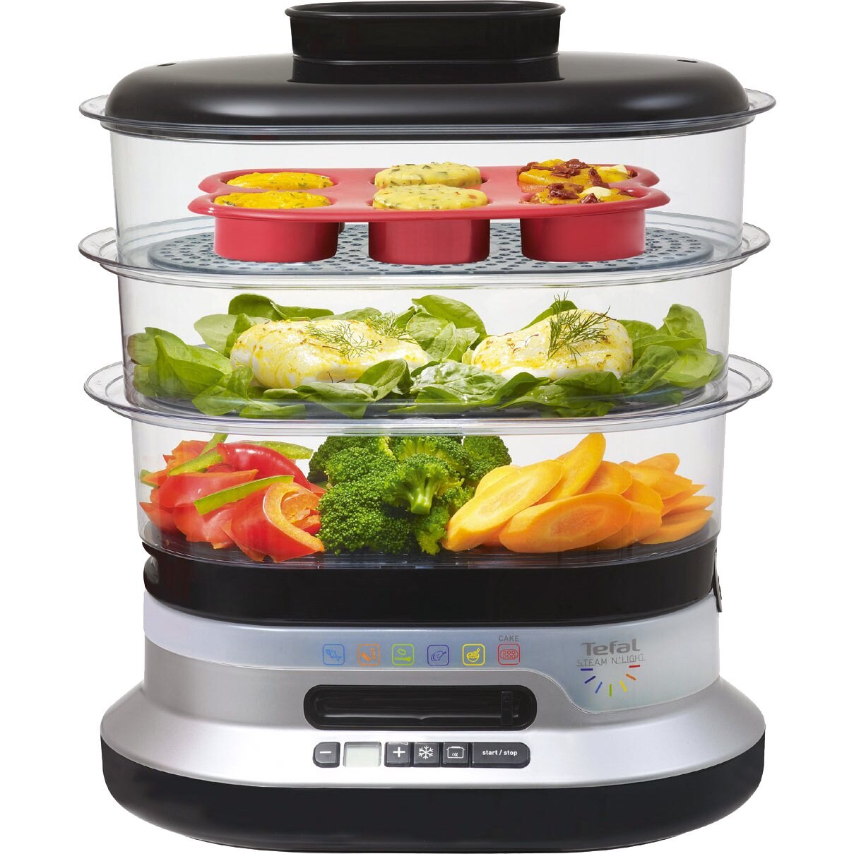 Уред за готвене на пара Tefal Steam n’Light