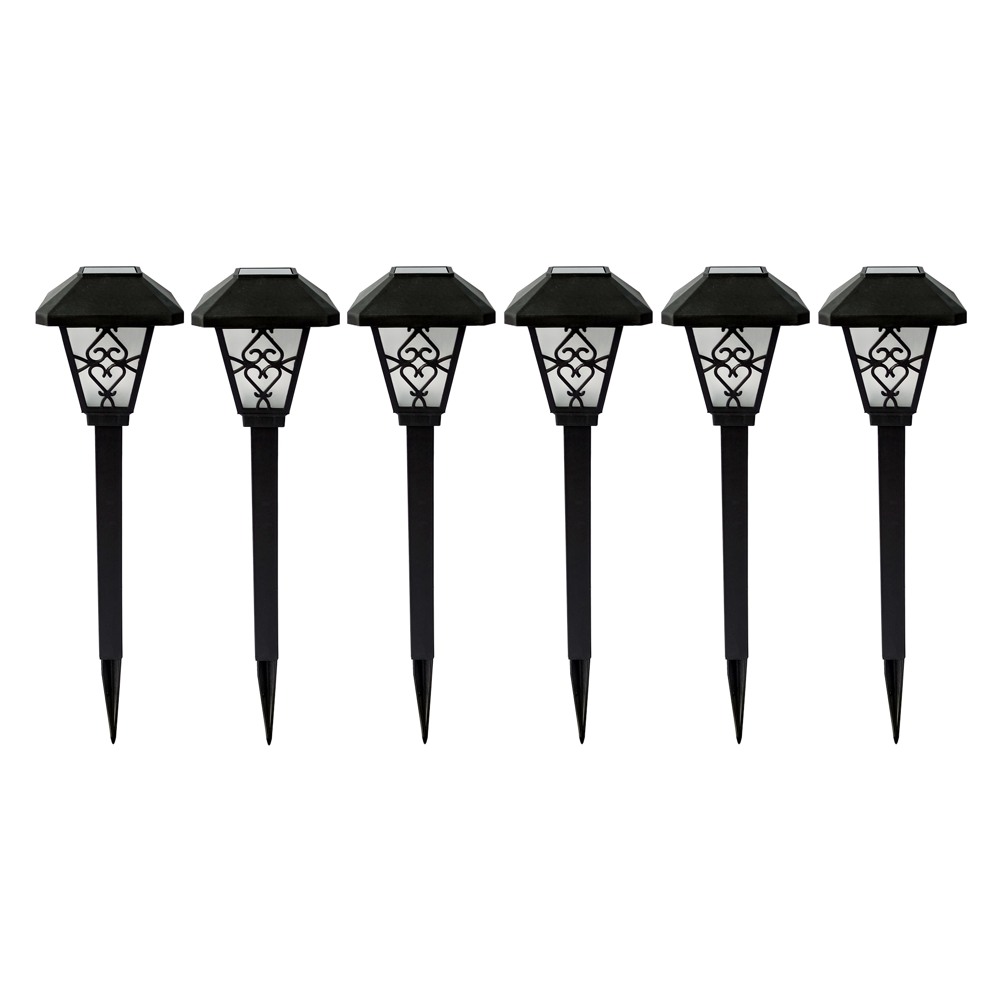 Комплект 6 соларни LED лампи за градина Star-Light