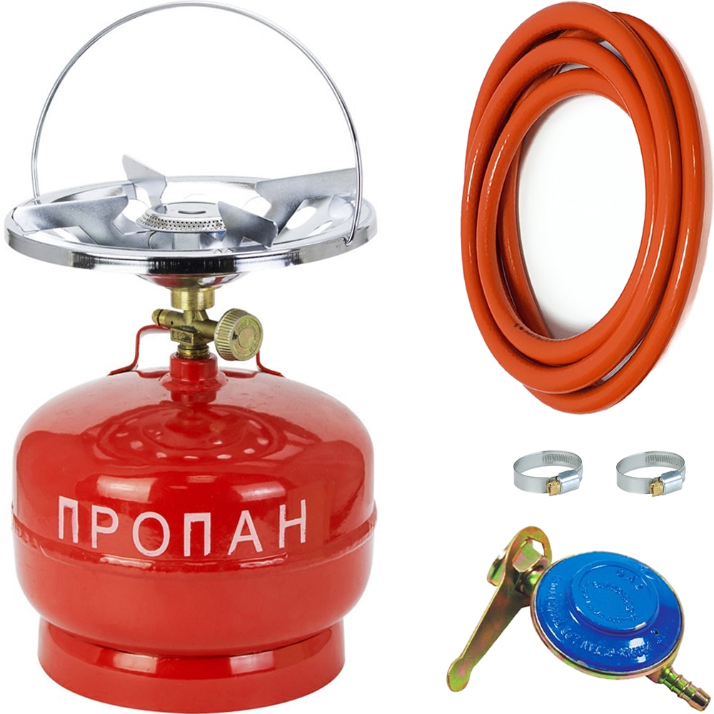 Газова бутилка LPG 5L пропан-бутан с горелка