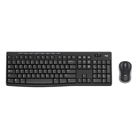 Комплект Безжични Клавиатура + Мишка Logitech MK270