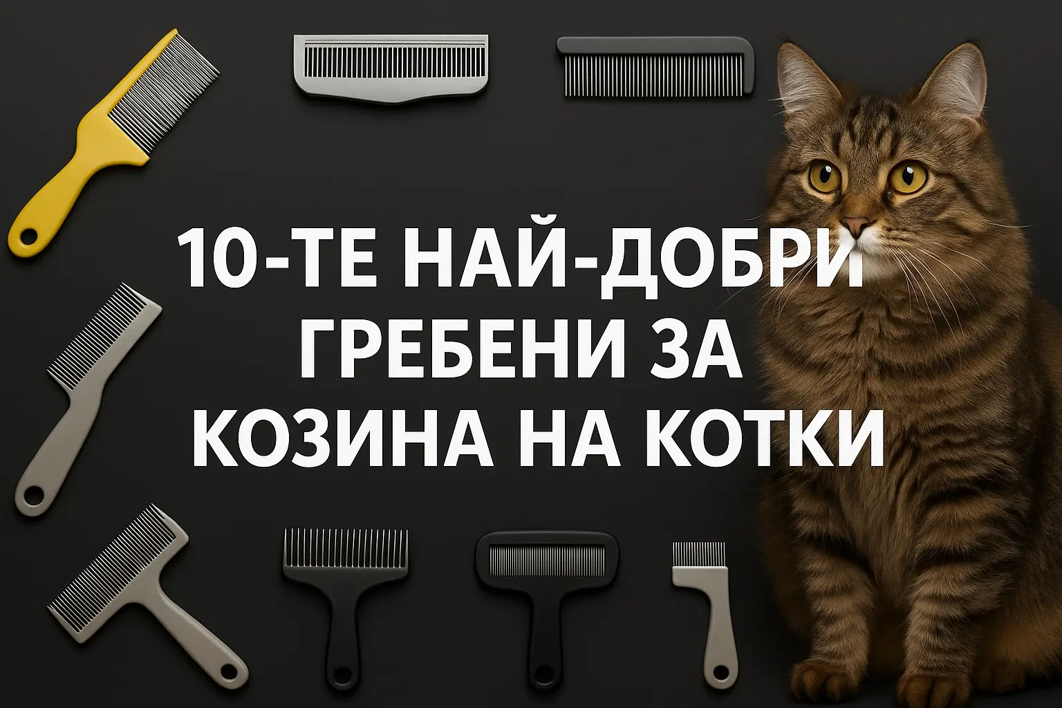 Най-Добри Гребени за Козина на Котки