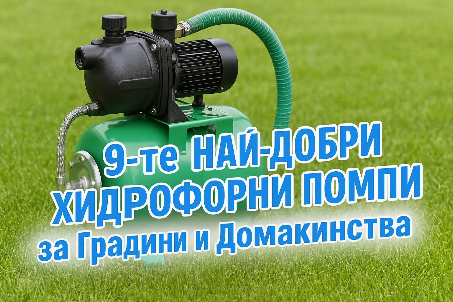Най-Добри Хидрофорни Помпи за Градини и Домакинства