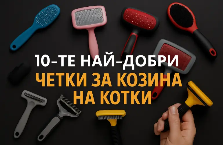 Най-добри четки за козина на котки