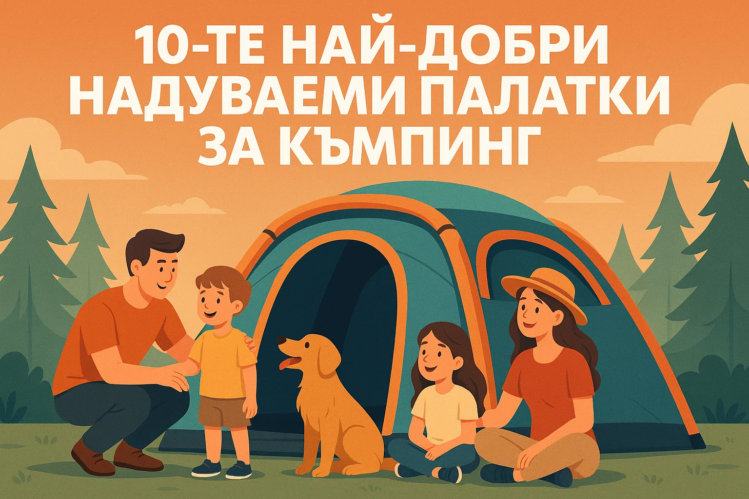 Най-Добри Надуваеми Палатки за Къмпинг